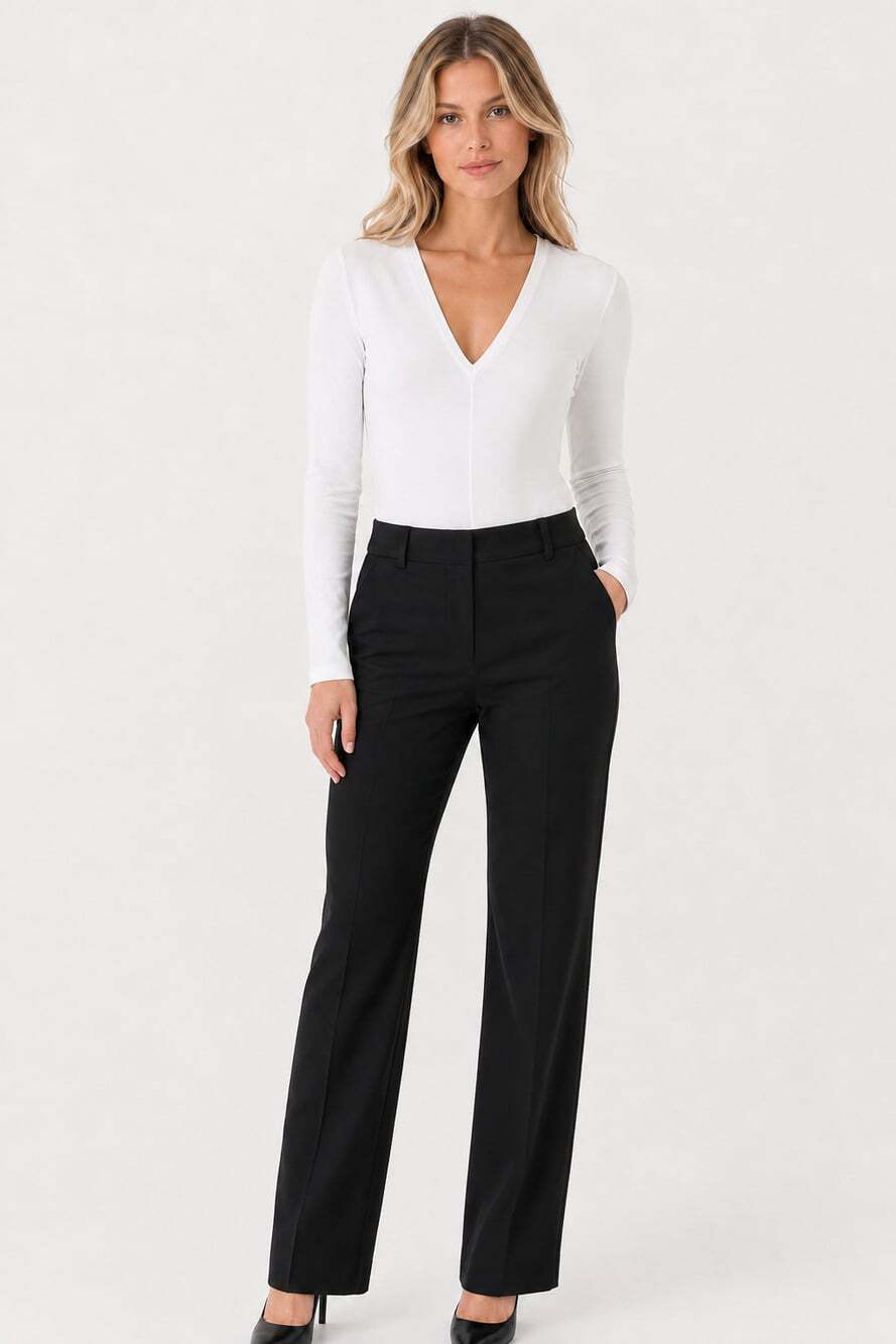 SPANX Women’s XL White Long Sleeve V-Neck Shaping Bodysuit Firm Compression